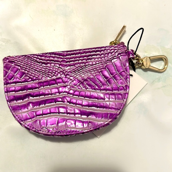 Brahmin Lilac Essence Britt coin purse - Picture 4 of 9